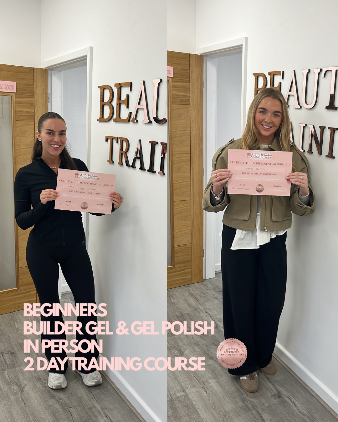 In person beginners builder gel & gel polish 2 day training course